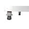 Vestil Adjustable Stainless Steel Stand 6-3/4" to 8-3/4" Height 19"W x 48"L AHT-L-1948-SS - alternate 5